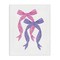 Stupell Industries Pink and Purple Double Bow Canvas, design by Krissy Mast